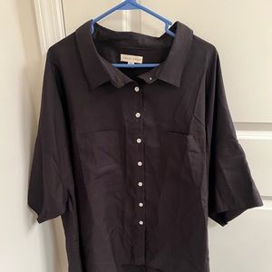 Tradlands Black Button Down Shirt